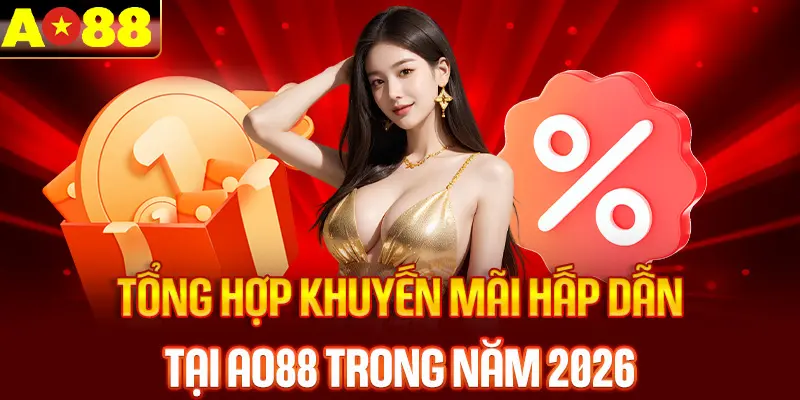 Tổng hợp khuyến mãi hấp dẫn tại AO88 trong năm 2026